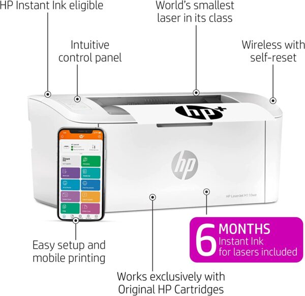 HP LaserJet M110we Wireless Monochrome